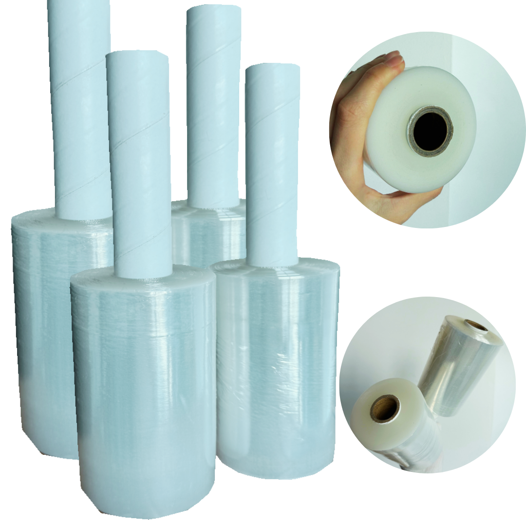 5" x 1000 ft 80 Gauge Mini Stretch Wrap – Clear – 55 Cases (660 Rolls) per Pallet – B2B Wholesale