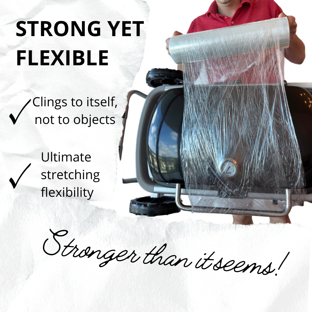 18" x 1200 ft 60 Gauge Stretch Film – 70 Cases (280 Rolls) per Pallet – Wholesale B2B Pallet Sale – Local Pick-Up